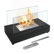 Skypatio 8''H Metal Portable Outdoor Tabletop Fireplace with Flame Guard